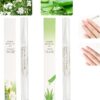 2PCS Cuticle Oil Pens for Nail Care,Cuticle Revitalizer Oil Pen with Soft Brush,Cuticle Oil to Prevent Nail Cracking and Dry (Aloe & Jasmine Flavor)