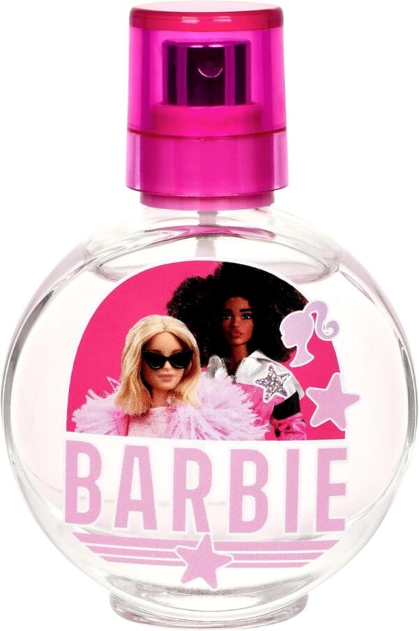 Barbie Eau de Toilette Natural Perfume Spray, Vegan and Dermatologically tested EDT fragrance Spray for Kids, 30ml