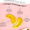 Under Eye Mask - Reduce Dark Circles, Puffy Eyes, Undereye Bags, Wrinkles - Gel Under Eye Patches, Vegan Cruelty-Free Self Care by grace and stella (24 Pairs, Gold)
