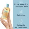 Eucerin AtoControl Bath & Shower Oil 400ml, Soap-Free and Fragrance-Free Body Cleansing Oil, Enriched with Omega-3 and Omega-6, Soothes and Protects Atopic Skin
