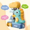 Hayoom Baby Bath Toys for 1 Year Old, Waterfall Water Station Toy with 3 Cup, Toddler Shower Bath Toys for 3+ Year Olds Boys Girls
