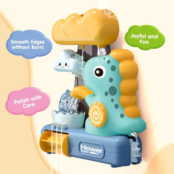 Hayoom Baby Bath Toys for 1 Year Old, Waterfall Water Station Toy with 3 Cup, Toddler Shower Bath Toys for 3+ Year Olds Boys Girls