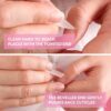 Glass Cuticle Pusher Set of 2 Manicure Nail Care Tools, 2PC Premium Czech Glass Manicure Sticks - Bona Fide Beauty Czech Glass Cuticle Set