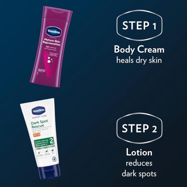 Vaseline Intensive Care Mature Skin Rejuvenation Body Lotion heals and balances skin dryness for maturing dry skin 400 ml
