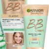 Garnier SkinActive Classic Perfecting All-in-1 BB Cream, Shade Classic Light, Tinted Moisturiser SPF 15, Brightens and Evens Skin, With Hyaluronic Acid Aloe & Mineral Pigments, 50 ml