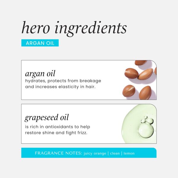 HASK Argan Oil 5-in-1 Leave In Conditioner Spray, repairing for all hair types, colour safe, gluten free, sulfate free, paraben free - 1 175ml Bottle