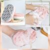 Opopark 6 Packs of Shower Sponges, Exfoliating Shower Sponges,Adult Shower Foam Sponge Rubbing Bath Sponge,Soft Shower Scrub,Male and Female Body Cleaning Products