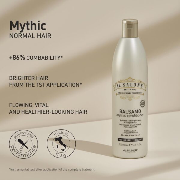 71G3dAElN0L._SL1500_.jpg Il Salone Milano Professional Mythic Conditioner - Detangling Conditioner Formulated with Olive Oil + Orange Extract for Increased Shine and Manageability - Salon-Quality Hair Care (16.9 oz / 500 ml)
