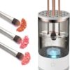 Electric Makeup Brush Cleaner Machine,USB Automatic Makeup Brush Cleaner,Quick Wash in Seconds Cosmetic Brushes Cleaning Tools,Hand Free Make up Brush Cleaner Set for Cleaning and Drying