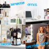 71GOwOIRZL._AC_SL1122_.jpg Rotating Makeup Organizer 360 Degree Adjustable Cosmetic Storage Makeup Spinning Holder Storage Rack with 7 Layers Large Capacity , Display Stand Box Perfect for Dresser Bedroom Bathroom (Transparent)