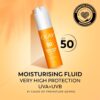 71GT6qqLWuL._AC_SL1500_.jpg Olay Vitamin C Brighten & Glow 3in1 Moisturising Fluid SPF50+ Hydrating Skincare Moisturiser and Primer with Niacinamide, Provides Hydration, Glow, UV Protection, and Helps Correct Dark Spots, 50ml