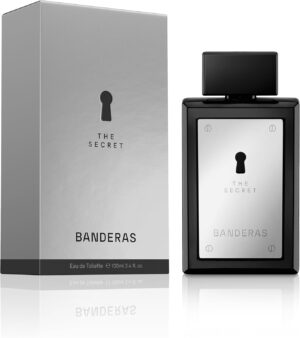 Banderas Perfumes - The Secret - Eau de Toilette for Men - Long Lasting - Elegant, Sexy and Masculine Fragance - Fruity and Leather Notes - Ideal for Day Wear - 100 ml