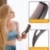 Dandruff Comb Fine Tooth Brown Scalp Detox Comb Lice for Women, Men & Kids Scalp Massage, Detoxing & Sweep Tool for Hair Care