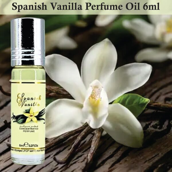 Sapphire’s Choice – Spanish Vanilla Perfume oil, Vanilla Perfume Oil for Women and Men 6ml | Vanilla, Milky and Sweet Fragrance, Spanish Vanilla Perfume oil for Unisex Made in Uae