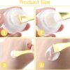 Mabor 3 PCS Skincare Spatula Metal Cosmetic Spoon Applicator Beauty Spa Mini Spoon Skin Care Cream Mask Makeup Tools for DIY Mask Mixing
