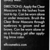 e.l.f. Clear Brow & Lash Mascara, Glossy, Shiny, Lightweight, Easy To Use, Conditions Hairs, Gives Brows Soft Flexible Hold, Compact, All-Day Wear 2.5ml, crystal (clear)