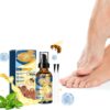 Nail Growth Bee Venom Treatment Serum, Nail Strengthener Cuticle, Foot Care Soothing Serum for Athletes Foot, Thick Toe Care 30ml