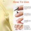 Modelones Cuticle Oil, Nail Strengthener with Jojoba Oil & Vitamin E, Nail Growth Oil that Repairs Cuticles & Promotes, Moisturizes Dry Skin, 15ml