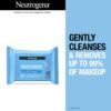 Neutrogena Makeup Remover Cleansing Towelette Singles, Daily Face Wipes To Remove Dirt, Oil, Makeup & Waterproof Mascara, Individually Wrapped, 20 Count