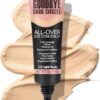 Anglicolor Liquid Concealer, Concealer Full Coverage for Dark Circles, Color Correcting, Long-Lasting, Hydrating, Suitable for All Skin Types, Vegan & Cruelty-Free (02#Light Nude, 12g)