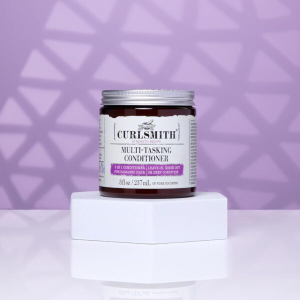 Curlsmith – Multi-Tasking Conditioner, 3 in 1 Conditioner with Proteins, for Damaged Hair 59ml (Pack of 1)