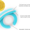 Wearable Baby Nail File with a Ring for Your Finger I Very Useful Baby Nail Care Set for Newborns I 18 Snap-Off Disposable Files/Baby Nail File (New Baby)