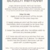 AngloAdhesives 100ml Scratch Remover & Polishing Compound for Removing Scratches, Marks & Haziness on Acrylic Bathtubs & Shower Trays. Includes 1 Micro Fibre Cloth