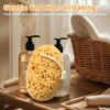 HZHSGLY 2 Pcs Sponges Bath, Gentle Honeycomb Bath Sponges Deep Cleaning, Dense Foam Sponges Shower Natural Sponge for Shower(Oval, One Size)