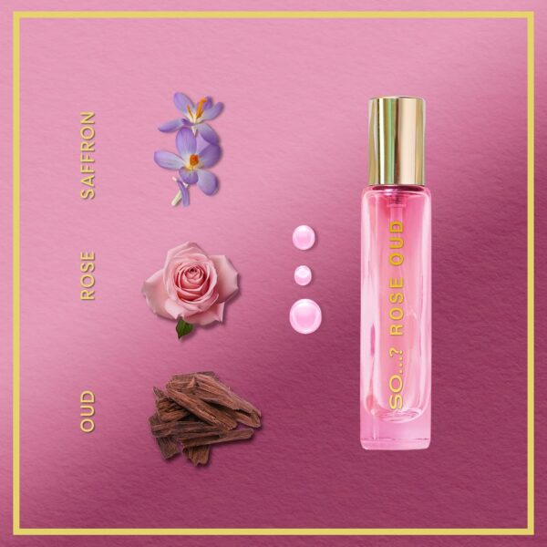 SO…? Oud Premium Womens Perfume Gift Set, Vanilla, Rose, Amber, Silk, Eau De Toilette with Long Lasting Fragrance - Travel Size Mini Perfume for Girls, Ladies Gift Sets (4 x 15ml)