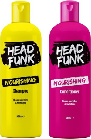 Multipack -Head Funk Hair Products - Choose from Colour Revive - Smoothing & Moisturizing - Recover & Repair -Nourishing - Shampoo and Conditioner (Nourishing, Shampoo & Conditioner)