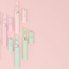 Malva Belle Best Crystal Glass Nail File – Long Lasting Double Sided Tempered Glass File – Professional Salon Manicure/Pedicure Filing Tool for Natural Nails - Pink (2 mm)