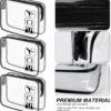 3 Pcs Clear Travel Toiletry Bags, Cosmetic Bags, Clear Travel Toiletries Bag for Women, Portable Travel Wash Bags, TSA Approved Waterproof Make up Bag, PVC Makeup Bags for Travelling Holiday Home