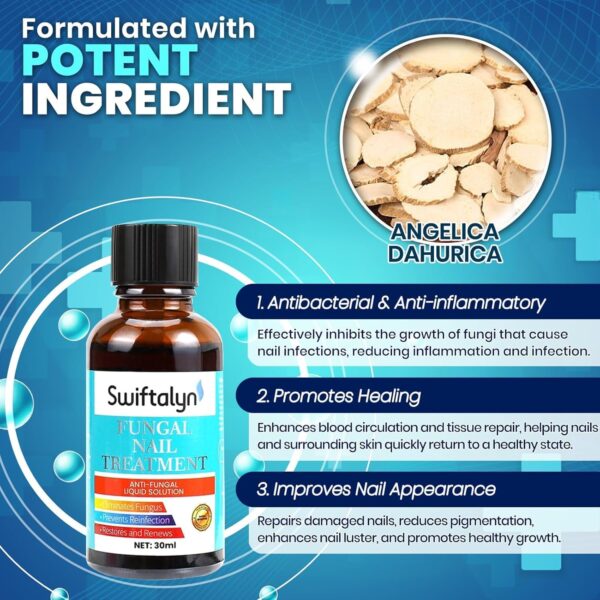 Fungal Nail Treatment for Toenalis and Fingernails: Nail Fungus Treatment for Thick, Discolored, Brittle Nails – Helps Improve Nail Appearance and Supports Healthy Growth