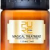 Keratin Hair Mask, Keratin Hair Treatment, 5 Seconds Hair Root Repair 120ml, Deep Conditioning Hair Treatment, Recover Elasticity & Lustrous & Soft Hair, Keratin Hair Straightening Kit