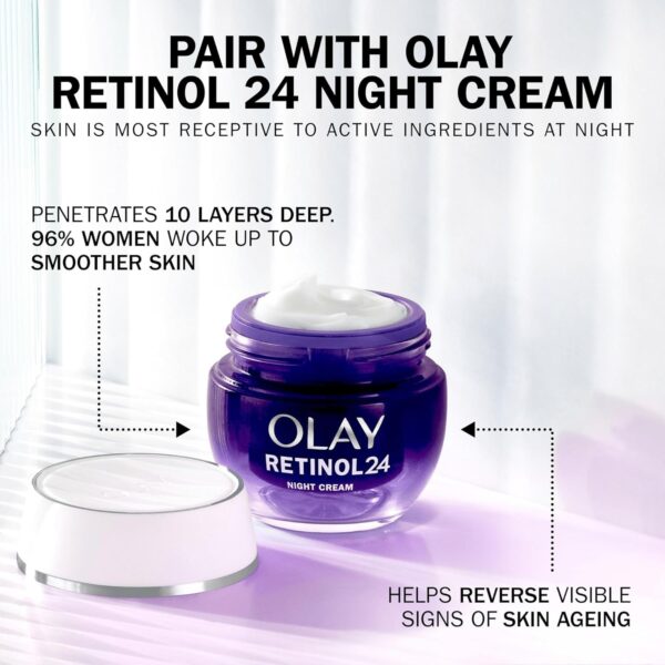 Olay Collagen Peptide Face Moisturiser Day Cream SPF 30, Skincare with Niacinamide 99% Purity and Antioxidant Vitamin E Advanced Anti Aging Skin Care: Strengthens, Restores, Hydrates, 50ml