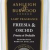 Ashleigh & Burwood - Freesia & Orchid Lamp Fragrance - 500 mL - UK-Made, Purifies and Perfumes Air - Floral Scent with Orange and Grapefruit - Natural Ingredients - Burning Time 20 Hours