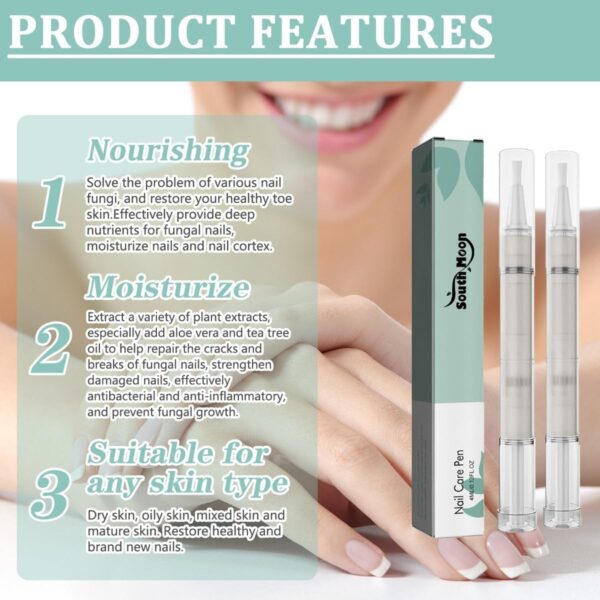KARLOR Nail Care Pencil Set - 2 Piece Nail Fungus Pen Set for Toenails and Fingernails