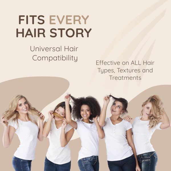 Vitamins Hair Serum Keratin Treatment - Biotin Collagen & Coconut Oil Hydrating Moisturiser for Frizzy Dry Damaged Hair - Anti Frizz Heat Protection for Curly Wavy Straight Locks