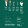 EcoTools Core Five Makeup Brush and Sponge Kit, For Eyeshadow, Blush, Bronzer, Eyeliner, & Foundation, Makeup Blending Sponge For Liquid & Cream Products, Vegan & Eco-Friendly Kit, 5 Piece Set