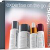Dermalogica Expertise on the Go Gift Set, Travel-Size Daily Cleanser 50ml, Daily Microfoliant 13g, BioLumin-C Serum 15ml, Retinol Serum 15ml, Skincare Set, Pack of 4 + Travel Bag