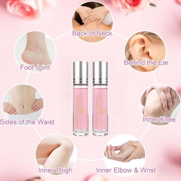 ZhongShuang Pheromone Perfume for Women to Attract Men, Roller Ball Perfume Women Pheromone Infused Essential Oil Perfume Cologne Pheromone Perfume for Men and Women 10ml