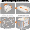Portable Foldable Bathtub, Soaking Bathtub for Hot Shower and Ice Bath, Sauna Bath Tub for Adults (94L x 55W x 56H cm)