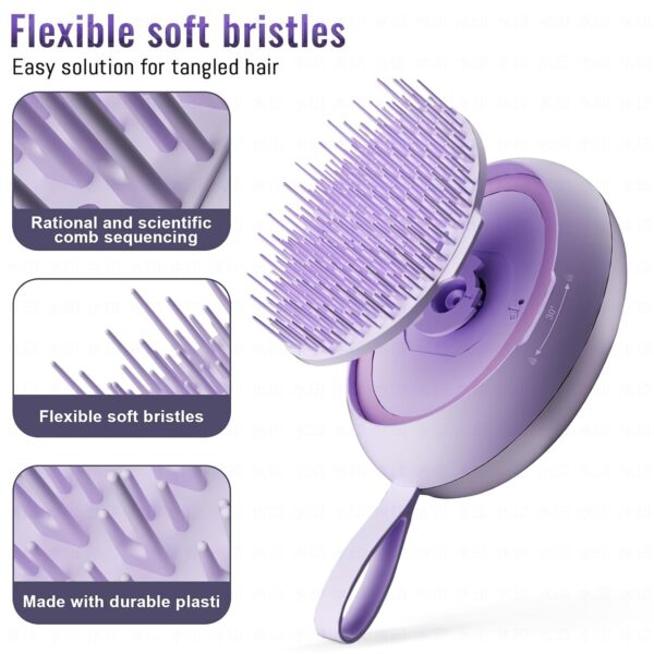 Scalp Massager Hair Growth Comb - Hair Care Brush for Dandruff Removal - Built-in Anion Device -Rechargeable - Electric Hair Follicle Stimulation Tool - Gifts for Men and Women to Relax Head Stress