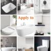 Bath Repair Kit White, Endhokn Enamel, Porcelain, Acrylic, Fiberglass, Ceramic Sink Repair Kit, Tub Tile Ceramic Toilet Shower Kit & Tray & Chip & Pedestal Crack Hole Scratches Repair