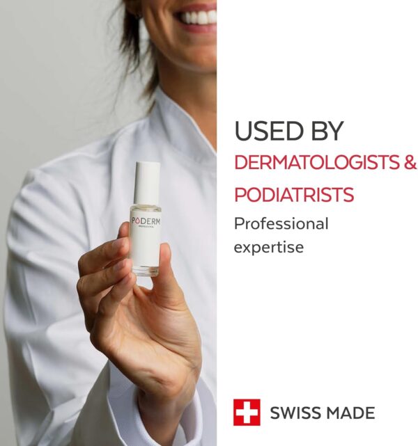 PODERM - Yellow & Damaged Nails - Improves the appearance of the nail - Clarifies, Smooths & Nourishes the nail - 100% Natural Ingredients - Professional hand/foot care | Easy & Fast | Swiss Made