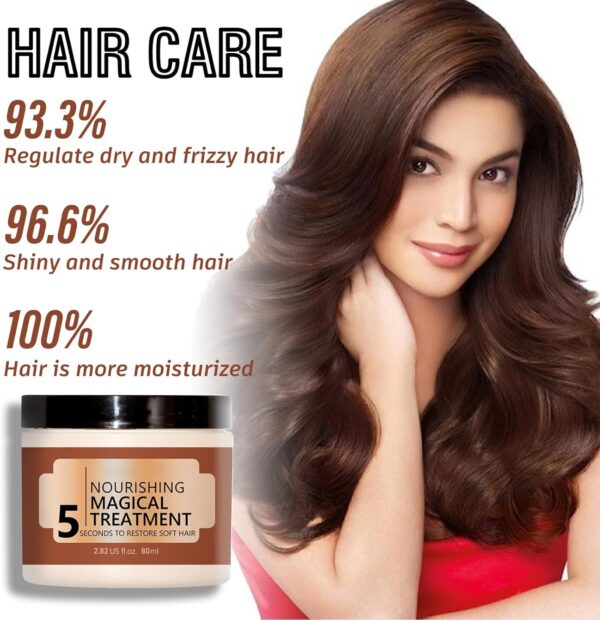 Nourishing Magical Treatment - Hair Mask Collagen - Collagen Hair Mask - Hair Repair Cream for Dry & Damaged Hair - 5 Seconds To Restore Soft Hair Mask