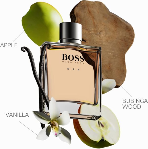 BOSS Man - Eau de Toilette for Him - Ambery Fragrance With Notes Of Crispy Apple, Frankincense, Vanilla Bean - Medium Longevity - 100ml