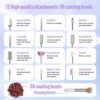 Denabuty Cordless Electric Nail Drill Machine, 13 in 1 Nail File Kit 35000RPM Professional Portable Rechargeable E File for Acrylic Polish Gel Removal Manicure Pedicure Set with 5 Speeds DN-2402