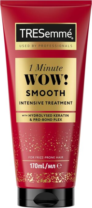 TRESemme 1 Minute WOW Smooth Intensive Hair Treatment with Hydrolysed Keratin & Pro-Bond Plex for frizzy, damaged hair 170 ml