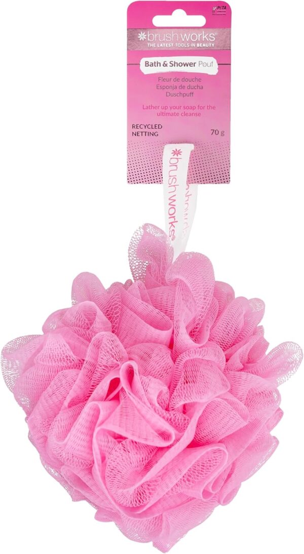 Brushworks Bath & Shower Pouf - 70g